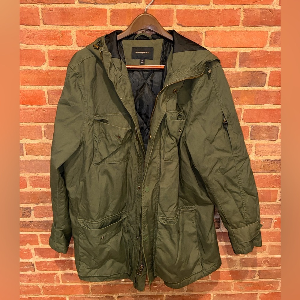 Banana Republic Olive Green Utility Jacket